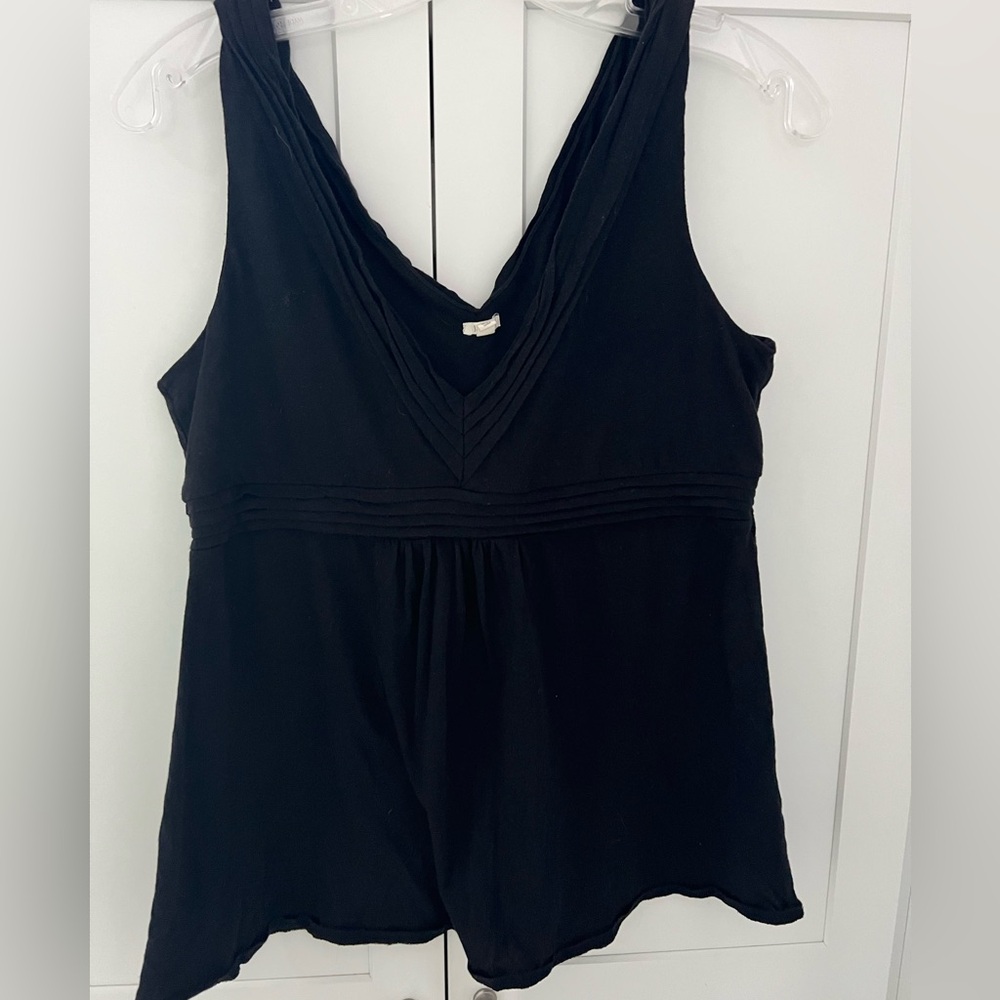 J.Crew Y2K Black V-Neck Sleeveless Women’s Top size Small